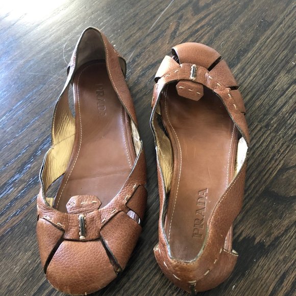 Prada Leather Ballet Slippers - Picture 5 of 5